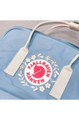 Fjallraven Kanken –  Sky Blue - Light Oak /Dazzling Jasmine