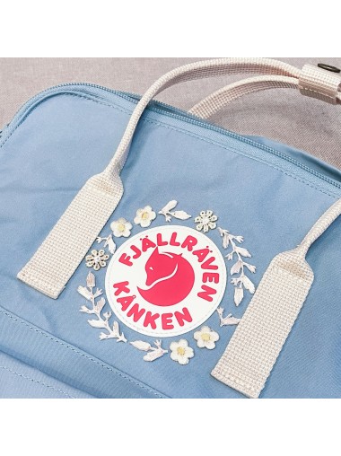 Fjallraven Kanken –  Sky Blue - Light Oak /Dazzling Jasmine