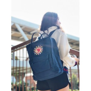 [刺繡限定!] Fjallraven Kanken –  Royal Blue/ Daisy Blossom