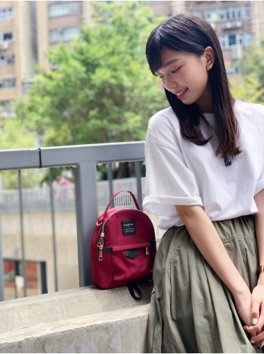 KnK Sweety Mini Backpack - Wine Red