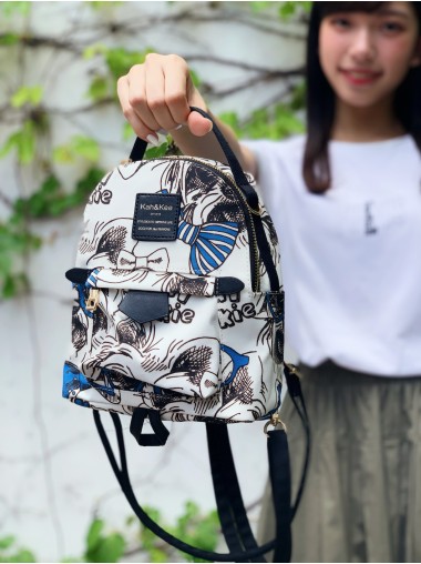 KnK Sweety Mini Backpack- Graphic Blue