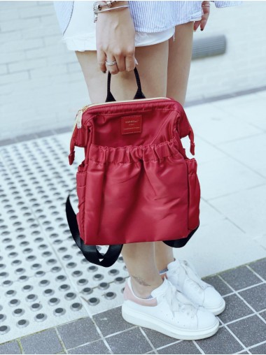 KnK ISA Mini Backpack- Wine Red