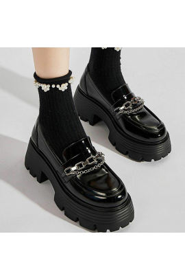 [人氣日系小皮鞋] No.39 - JK PLATFORM LOAFERS 3945