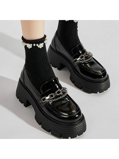 [人氣日系小皮鞋] No.39 - JK PLATFORM LOAFERS 3945