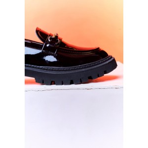 [人氣日系小皮鞋] No.39 -  Dark Shiny Loafers 39S1