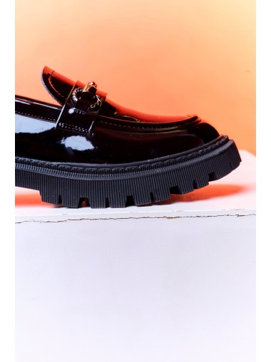[人氣日系小皮鞋] No.39 -  Dark Shiny Loafers 39S1